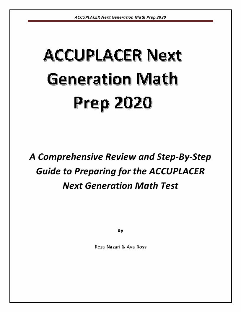 accuplacer next generation math practice test pdf