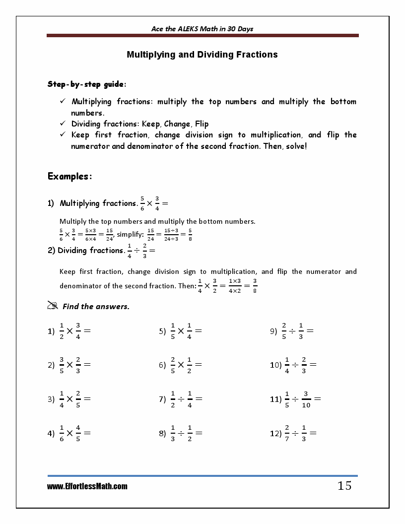 Math Aleks Trigonometry Formula Sheet