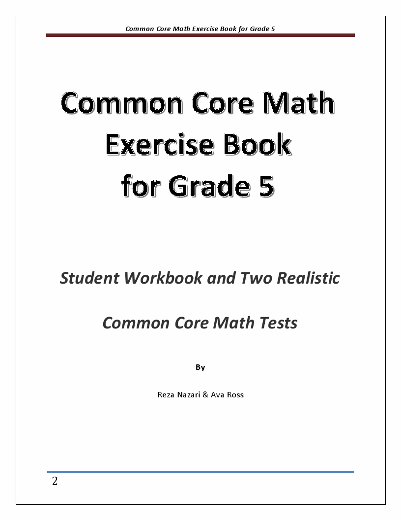 common-core-math-exercise-book-for-grade-5-student-workbook-and-two-realistic-common-core-math