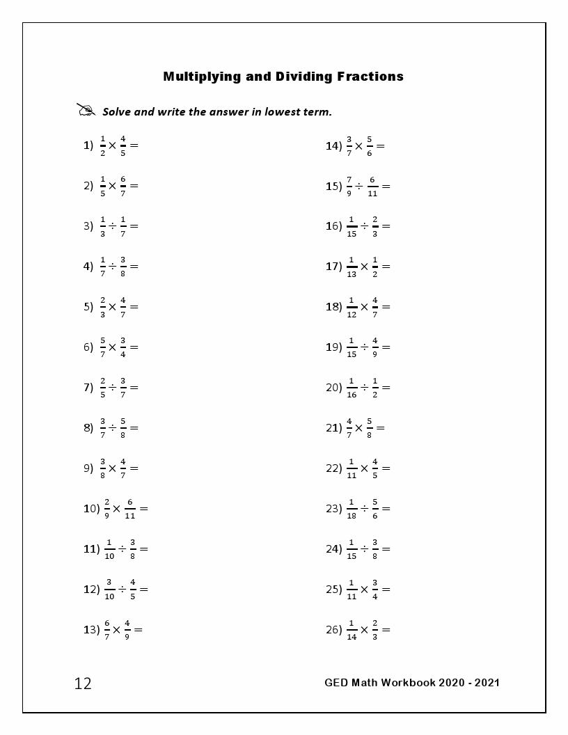 ged math practice test 2021