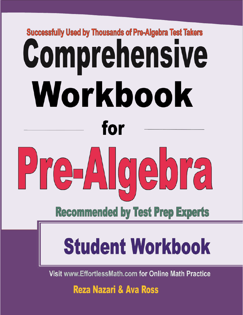 homework practice workbook pre algebra