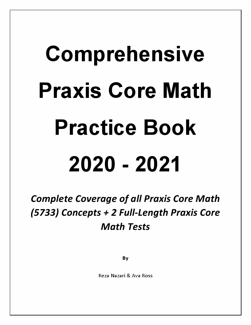 praxis core math practice test printable