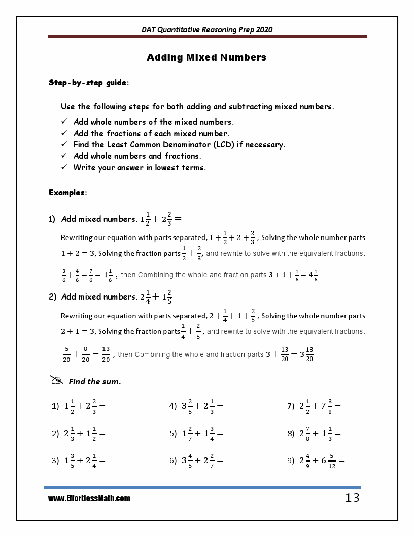 DAT Quantitative Reasoning Prep 2020: A Comprehensive Review and Step ...