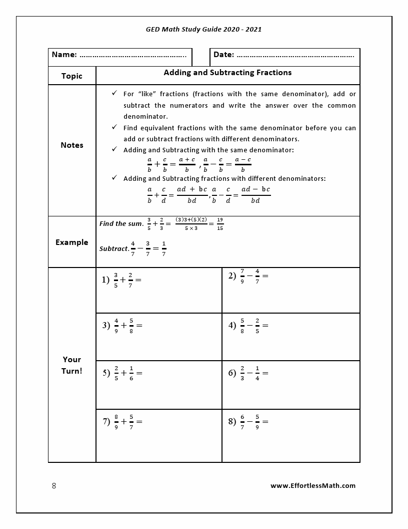 Ged Math Study Guide 2020 – 2021: A Comprehensive Review And Step-by 