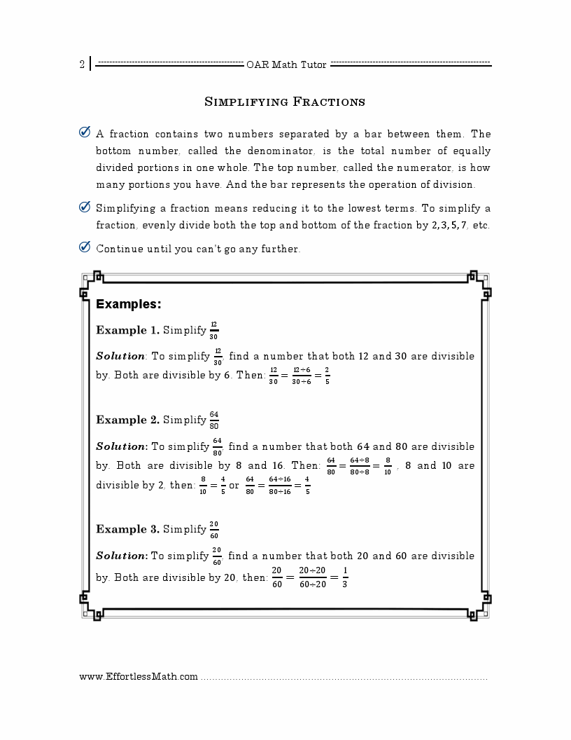 OAR Math Tutor Everything You Need to Help Achieve an Excellent Score