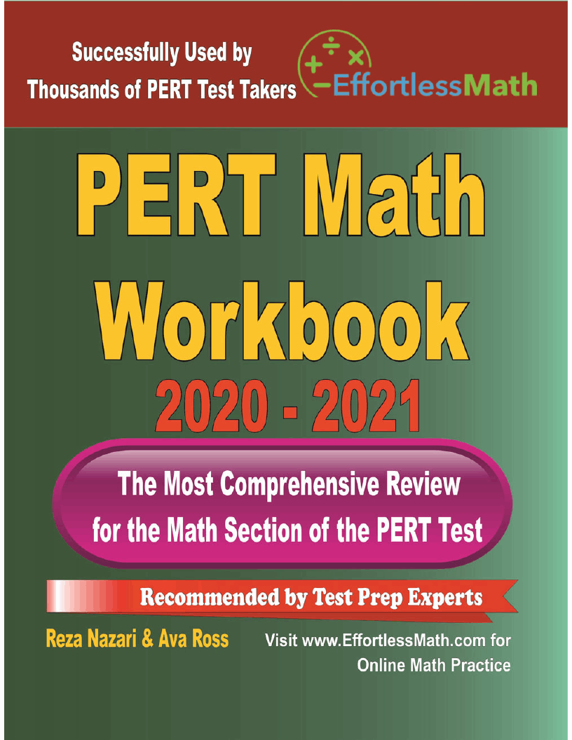 pert math study guide 2022