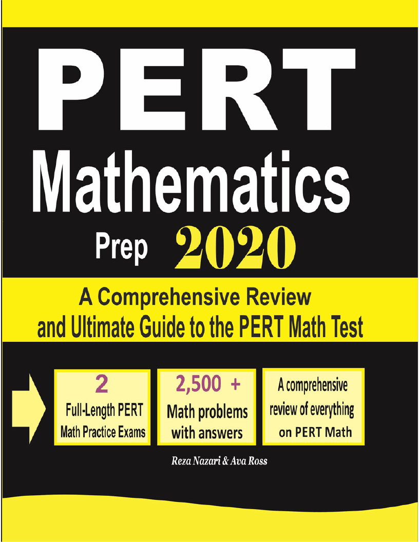 PERT Mathematics Prep 2020: A Comprehensive Review and Ultimate Guide ...