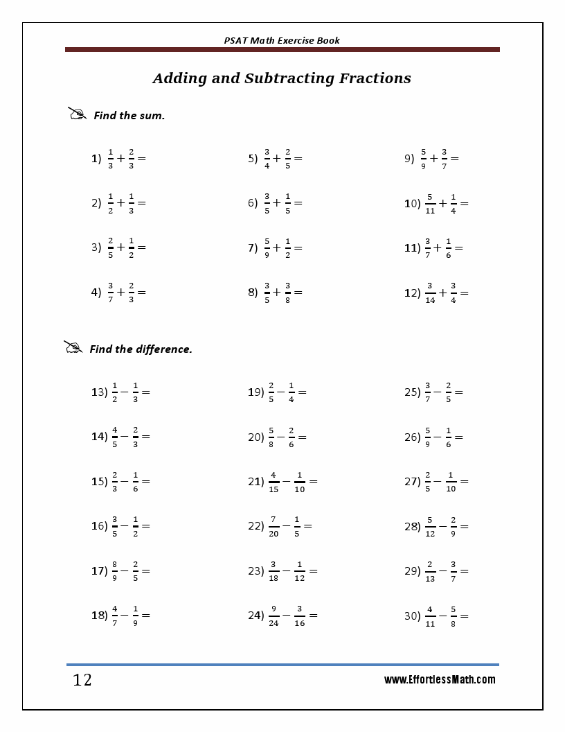 free psat math practice test