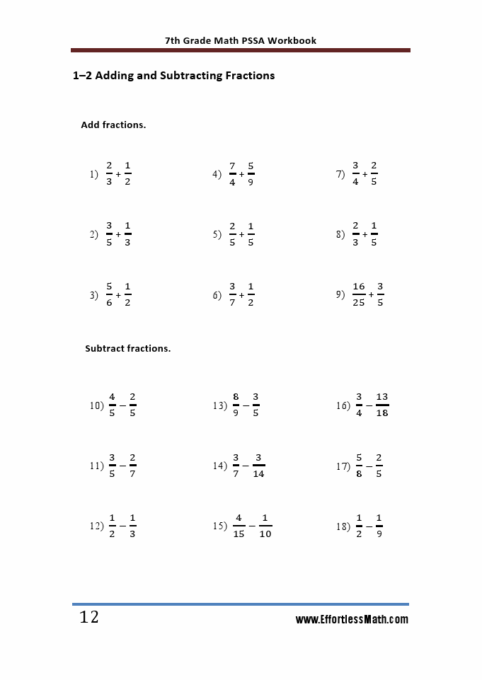 7th Grade PSSA Math Workbook 2018: The Most Comprehensive Review for ...