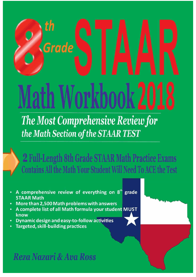 8th Grade STAAR Math Workbook 2018: The Most Comprehensive Review for ...