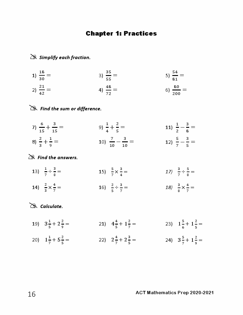 ACT Math Prep 2020-2021: The Most Comprehensive Review and Ultimate ...