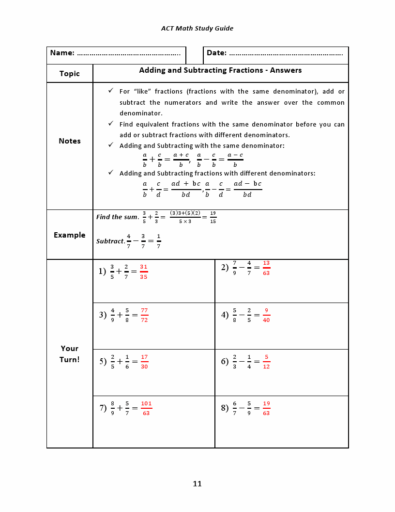 ACT Math Study Guide 2020 – 2021: A Comprehensive Review and Step-By ...