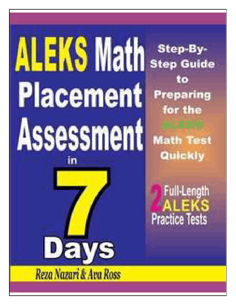aleks-math-placement-assessment-in-7-days-step-by-step-guide-to-preparing-for-the-aleks-math