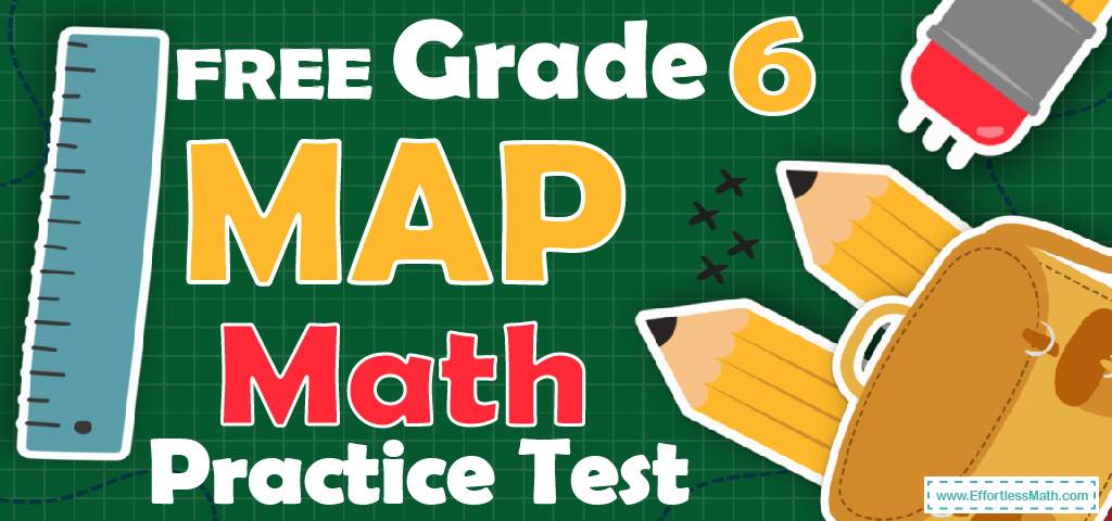 FREE Grade 6 MAP Aspire Math Practice Test Cover 