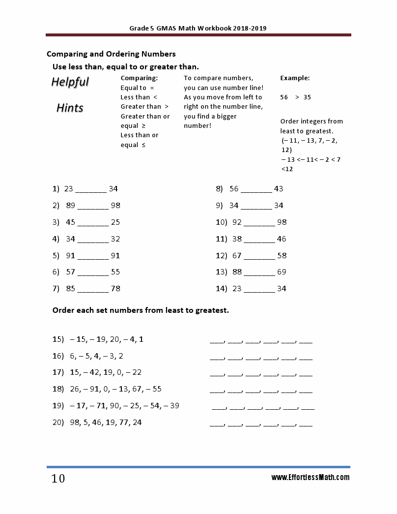 Grade 5 Georgia Milestones Mathematics Workbook 2018-2019: A ...
