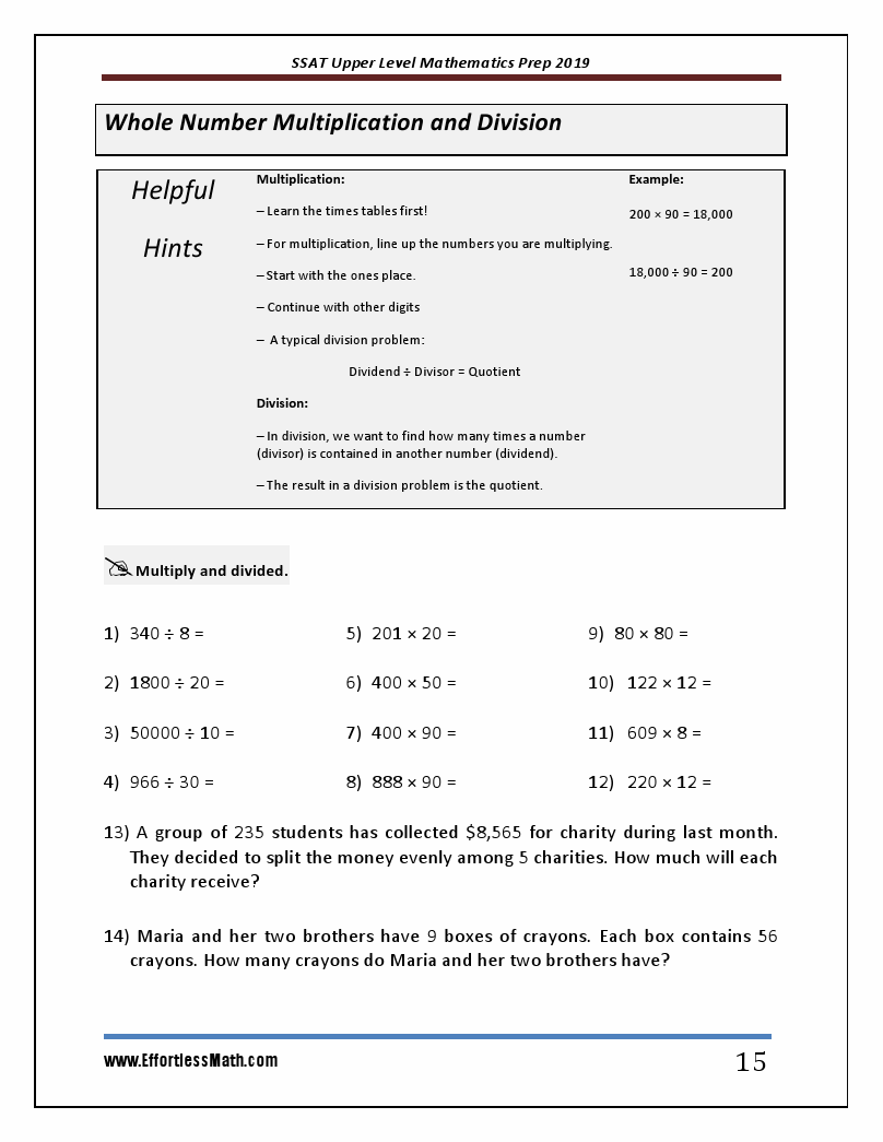 ssat essay upper level