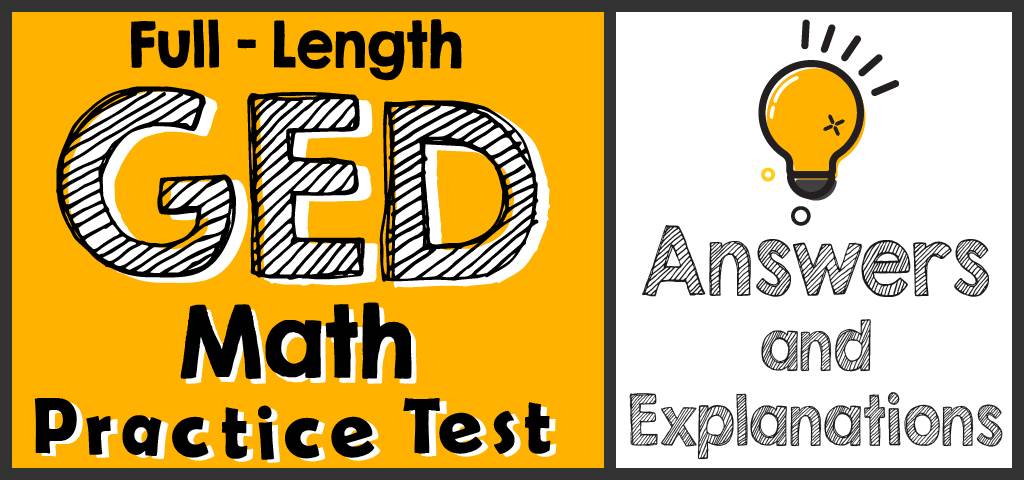 ged practice math questions and answers