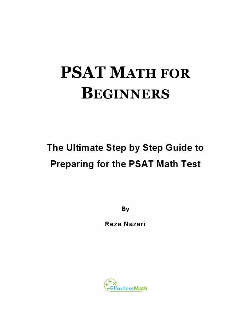 PSAT practice test 2016 2 math explanations