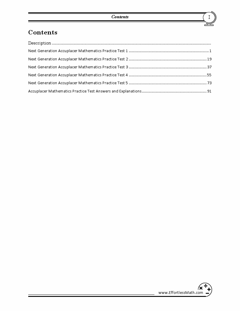 accuplacer math practice test arithmetic