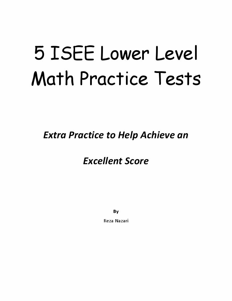 5-isee-lower-level-math-practice-tests-extra-practice-to-help-achieve-an-excellent-score