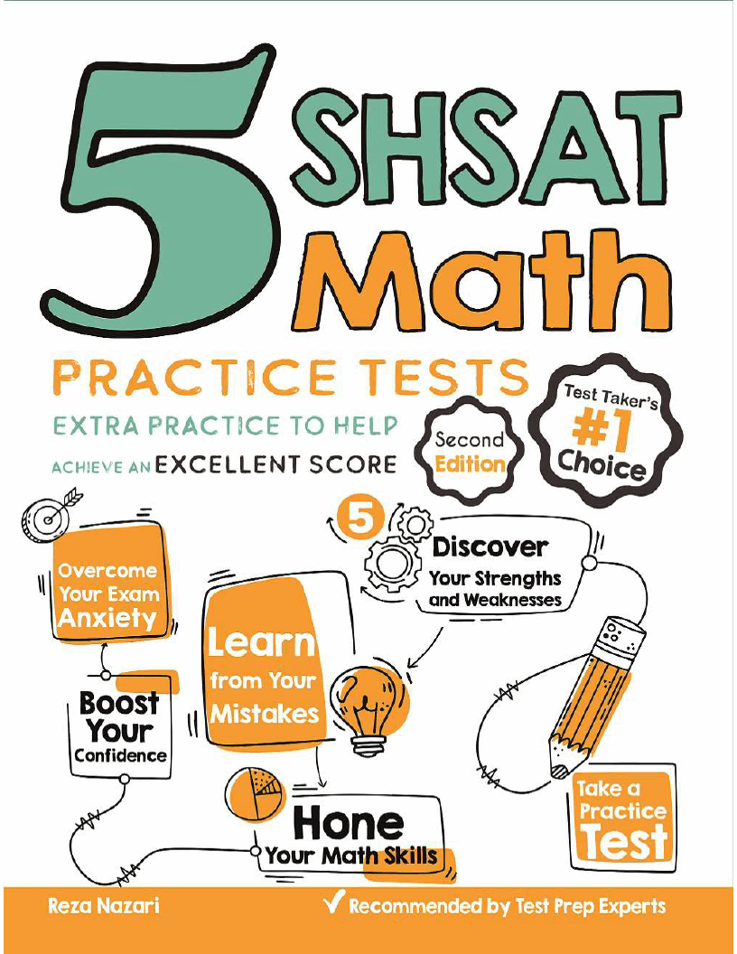 5 SHSAT Math Practice Tests Extra Practice to Help Achieve an