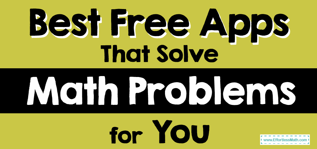 all maths problem solving app download