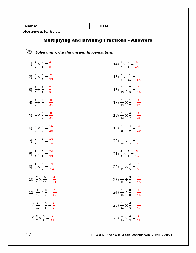 STAAR Grade 8 Math Workbook 2020 – 2021: The Most Comprehensive Review ...