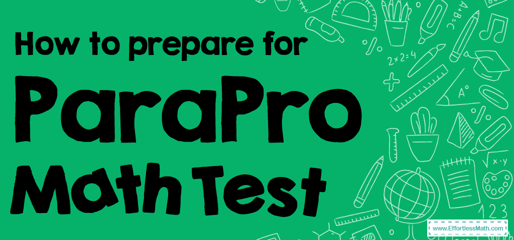 parapro math practice test