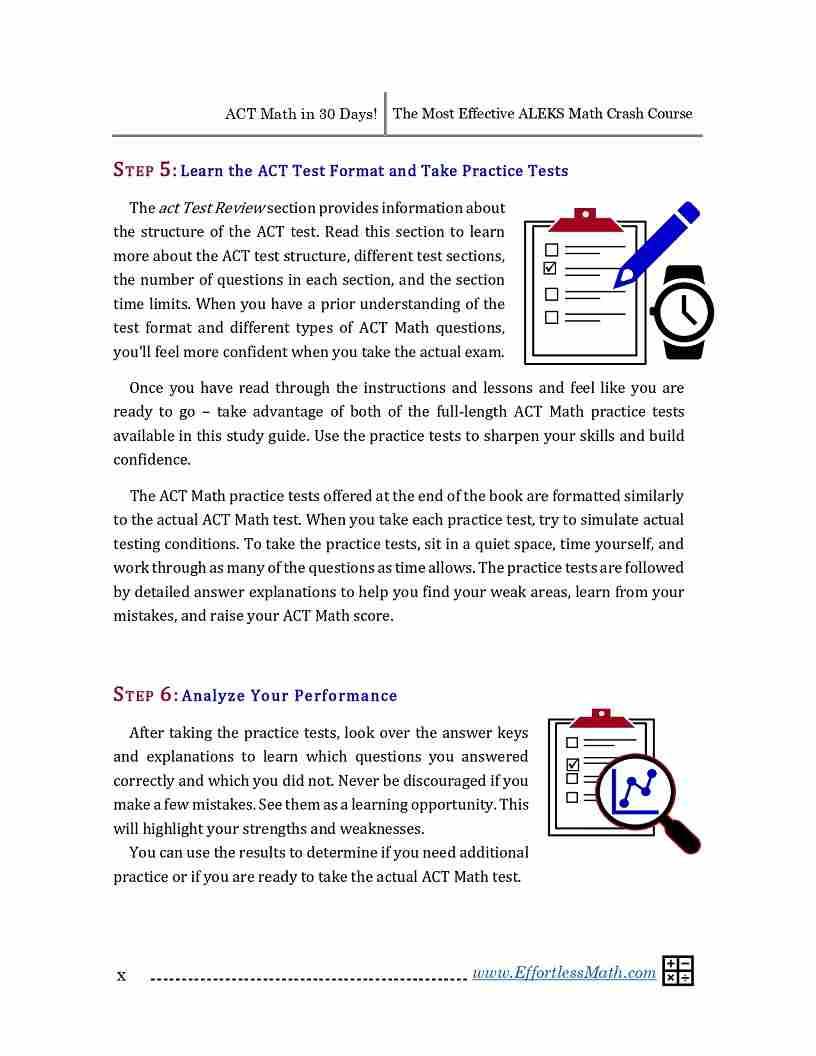 ACT-Math Valuable Feedback