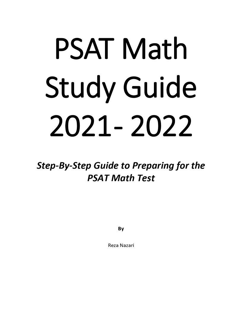 psat practice test math