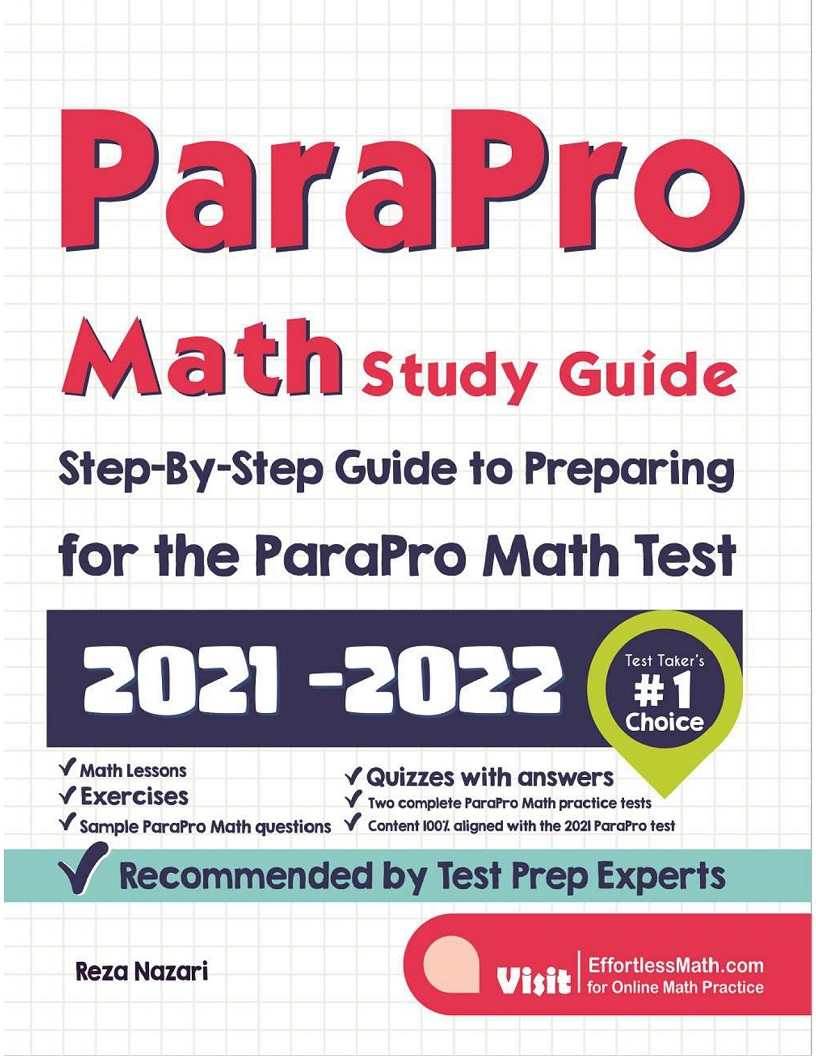 parapro math practice