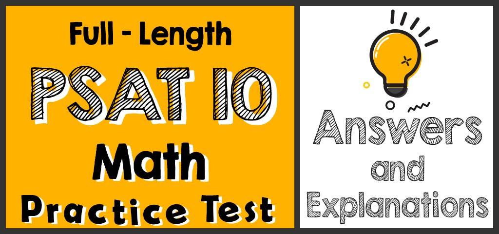 practice psat math tests pdf