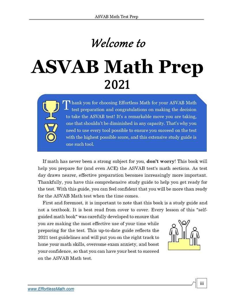 ASVAB Math Test Prep The Ultimate Guide to ASVAB Math + 2 FullLength