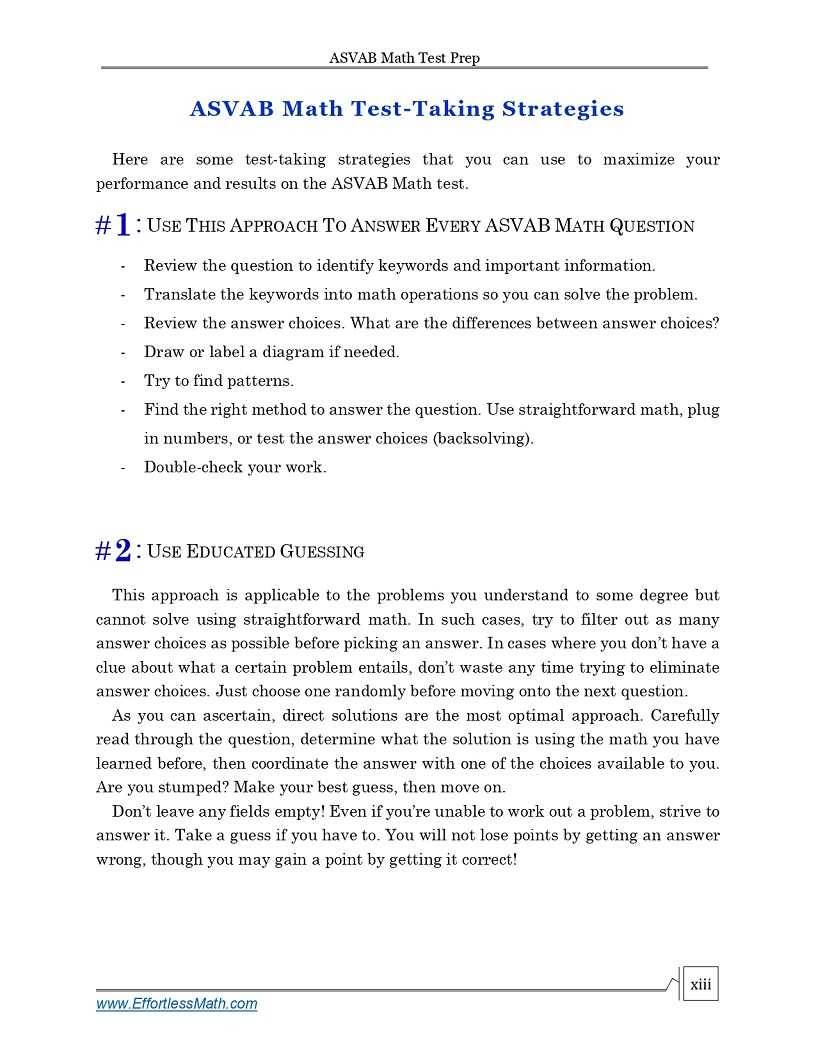 asvab-mathematics-knowledge-practice-test