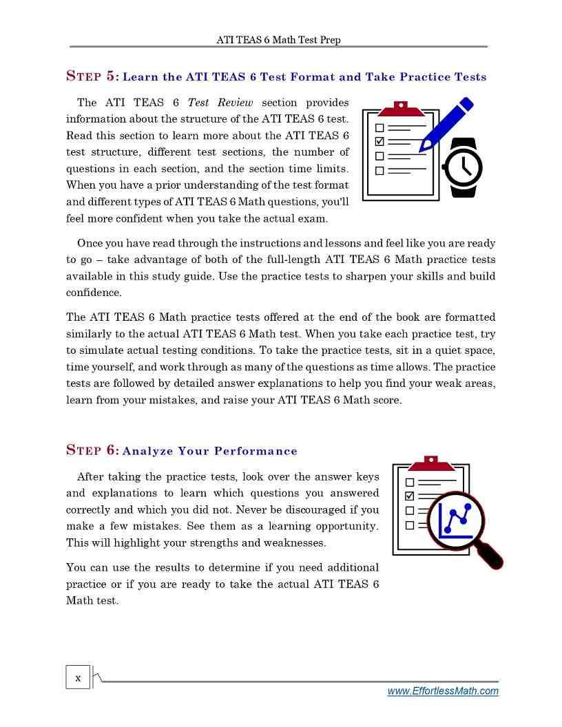 teas math practice test