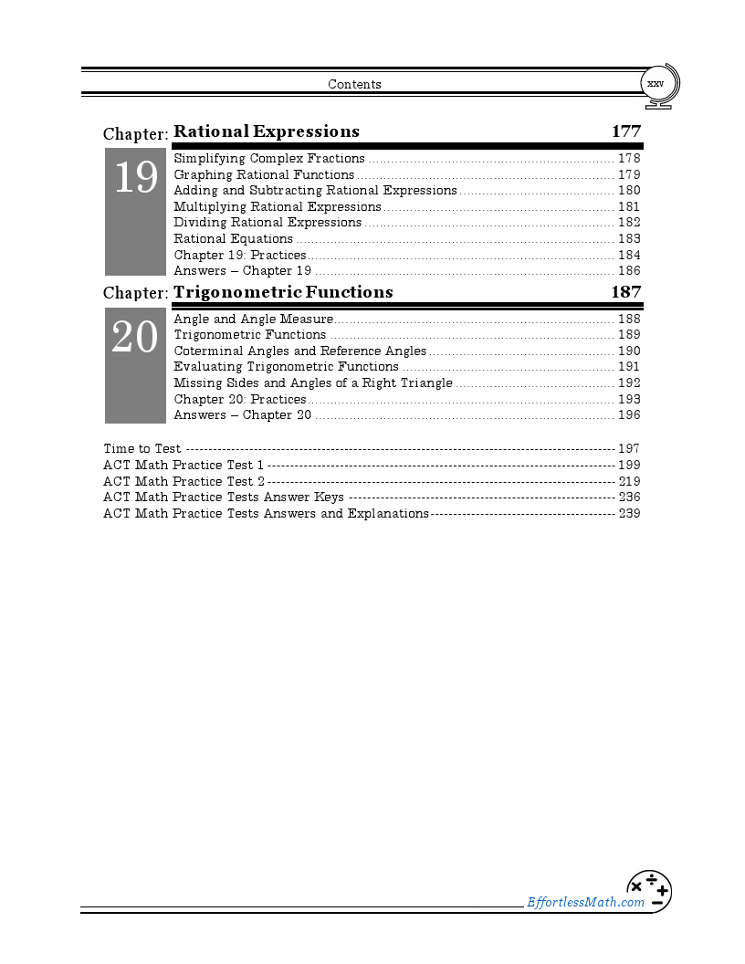 ACT Math for Beginners 2023 The Ultimate Step by Step Guide to