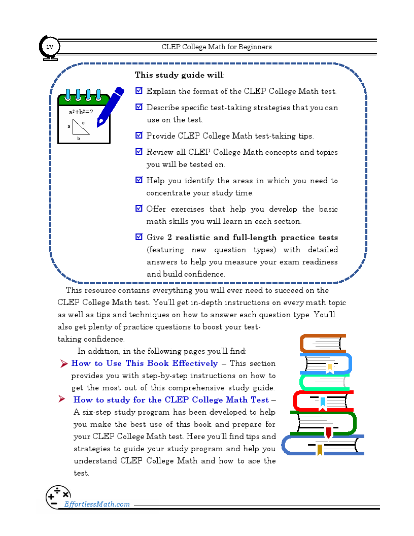 Clep College Math For Beginners 2024 The Ultimate Step By Step Guide To Preparing For The Clep