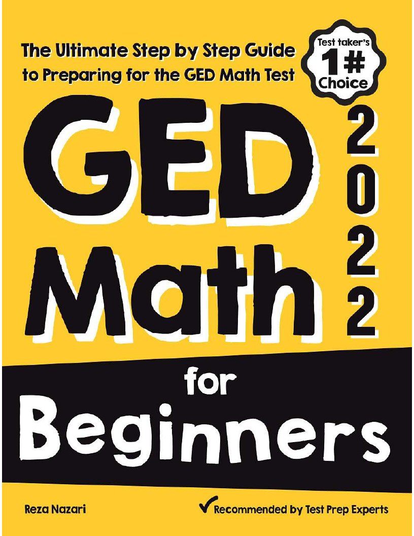 GED Math for Beginners 2024 The Ultimate Step by Step Guide to