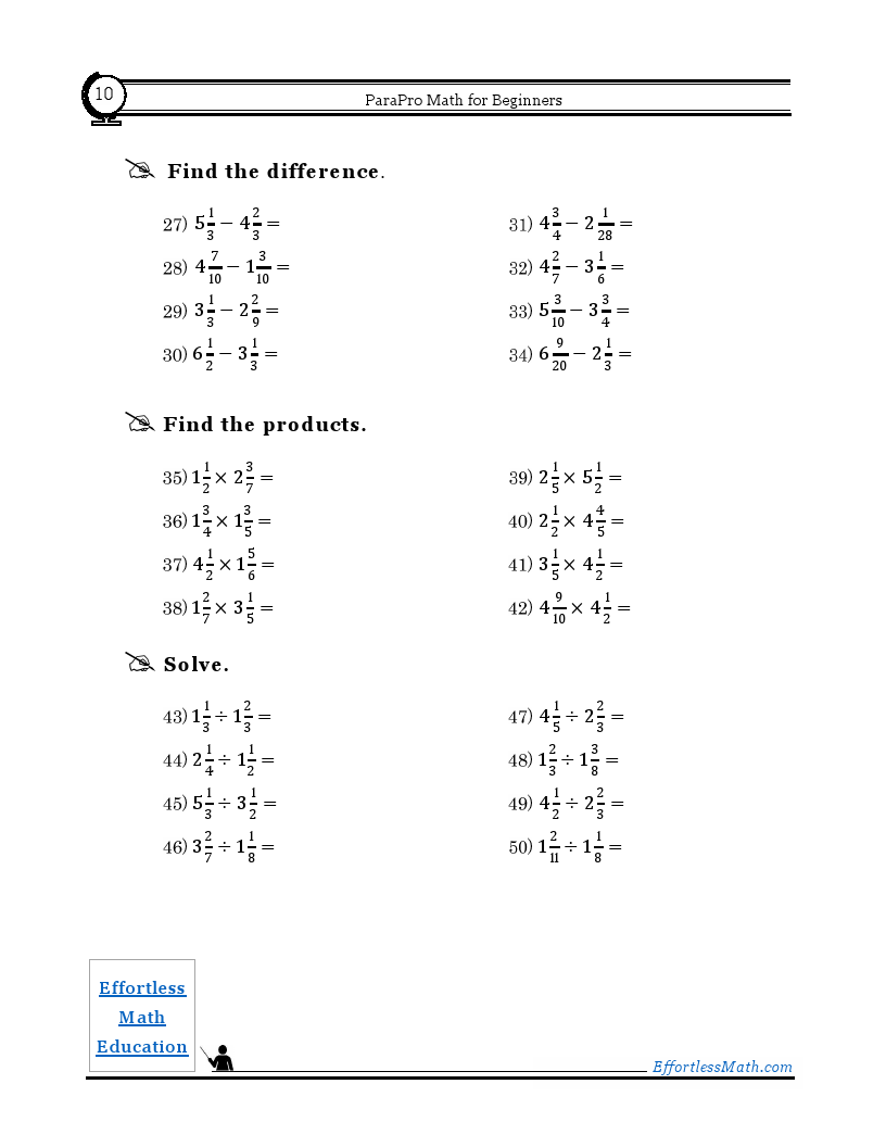 ParaPro Math for Beginners 2024 The Ultimate Step by Step Guide to