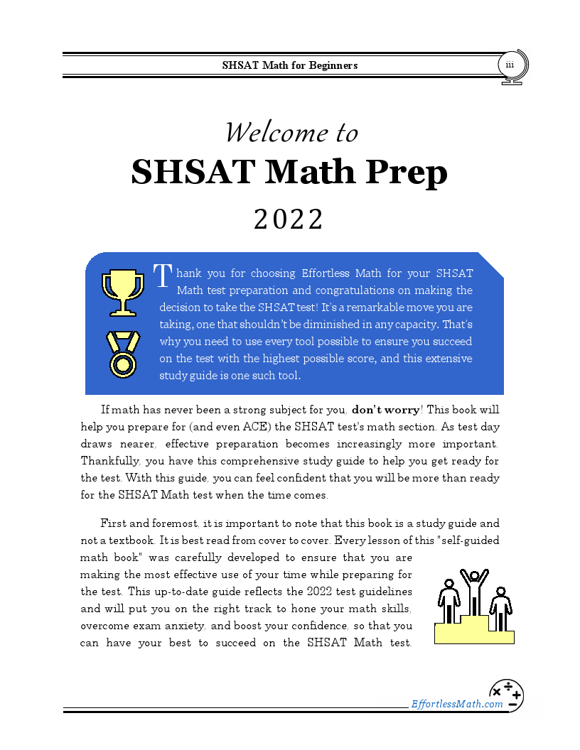 SHSAT Math for Beginners 2023 The Ultimate Step by Step Guide to