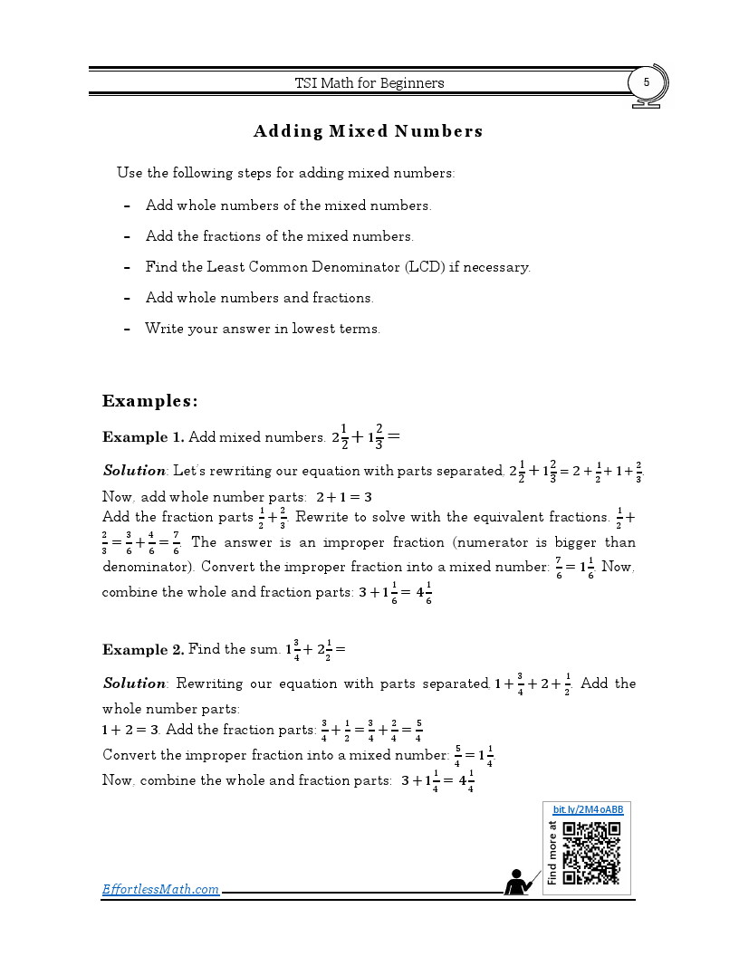 TSIA2 Math for Beginners 2024 The Ultimate Step by Step Guide to