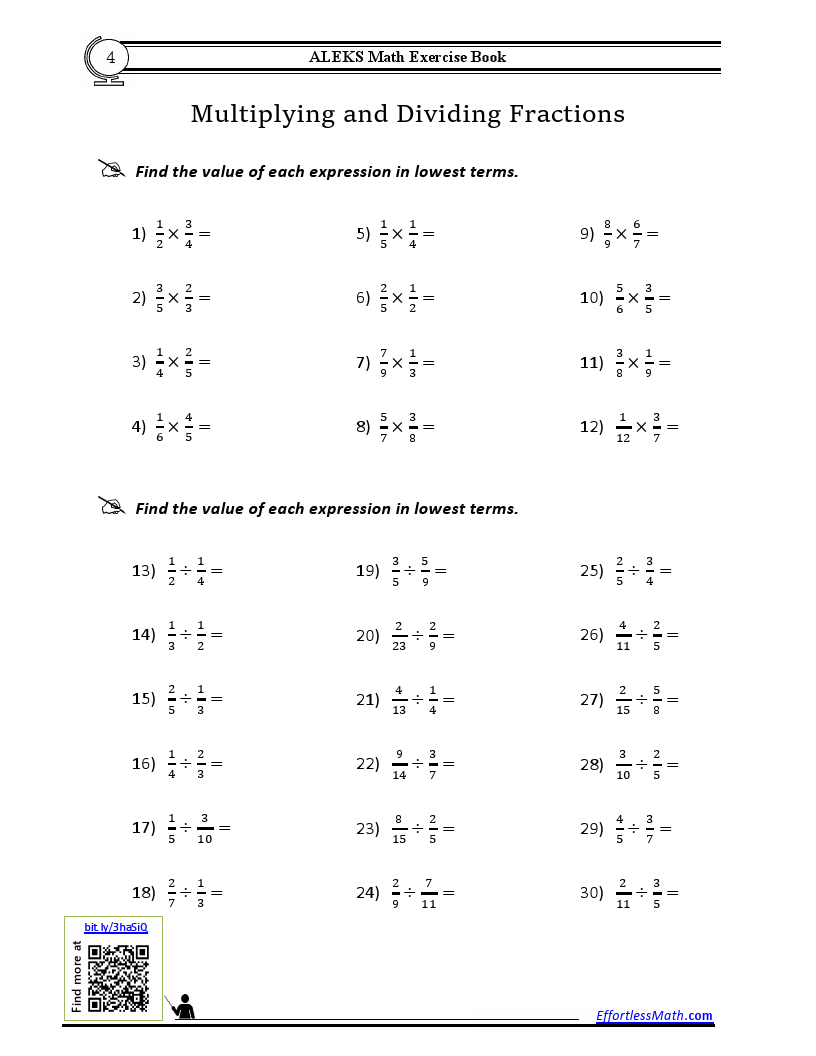 ALEKS Math Exercise Book: A Comprehensive Workbook + ALEKS Math ...