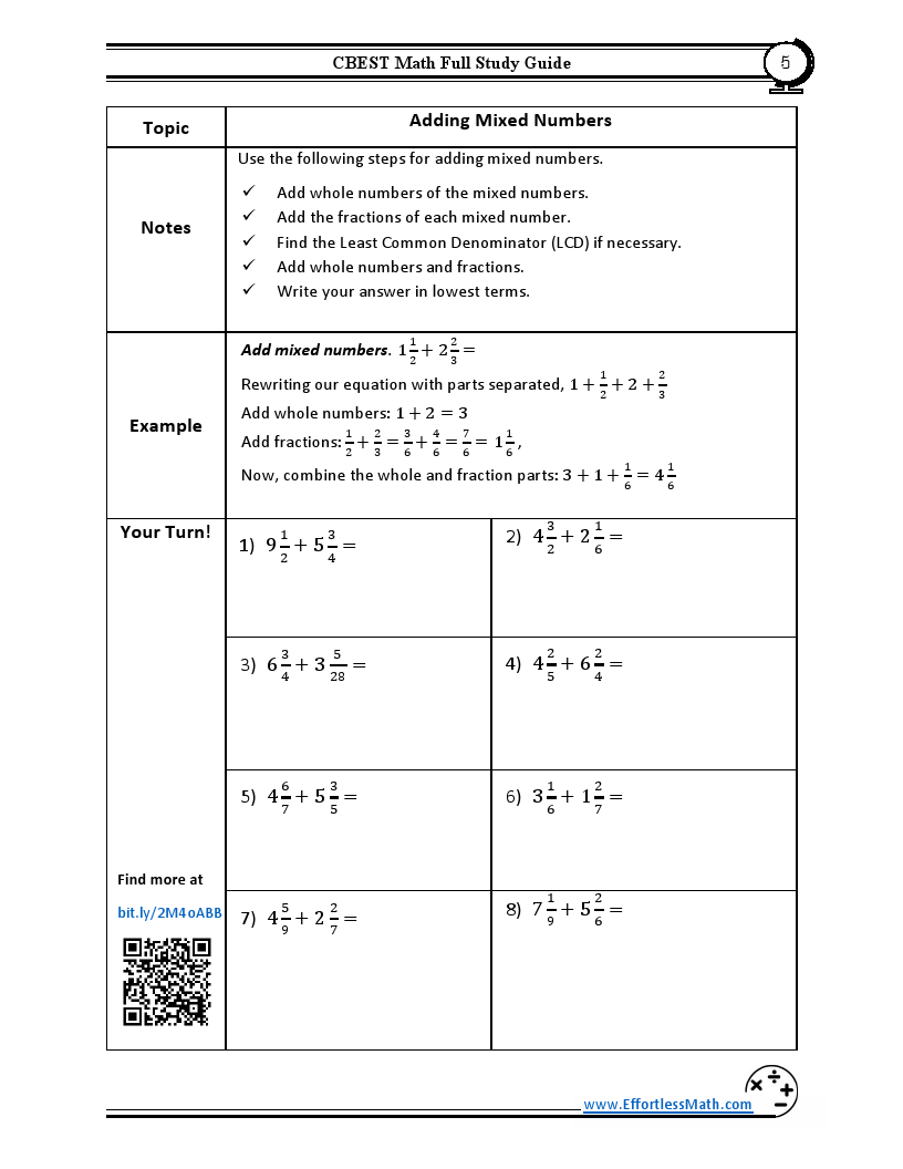 longsdale publishing cbest math practice test