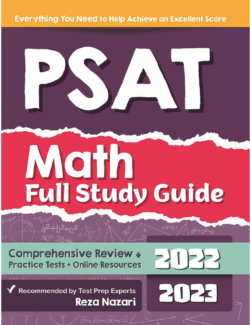 psat math practice test pdf with answers