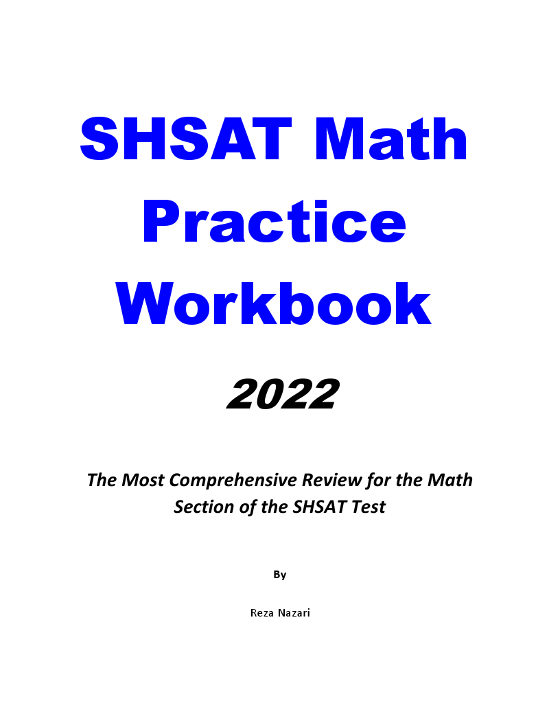 SHSAT Math Practice Workbook 2024: The Most Comprehensive Review For ...