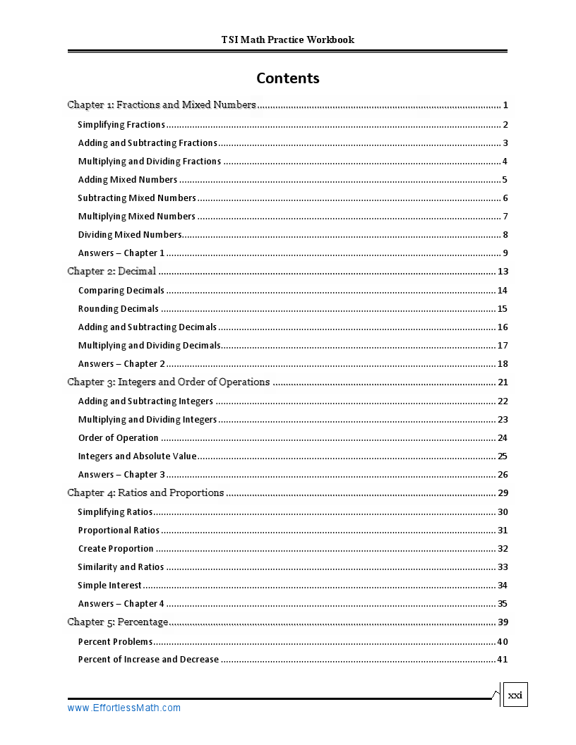 TSIA2 Math Practice Workbook 2023 The Most Comprehensive Review for