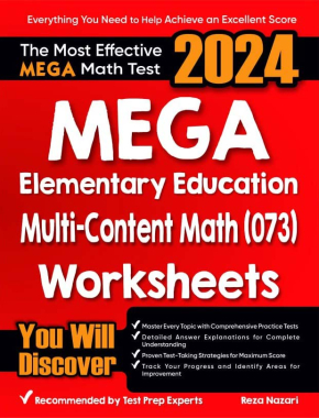 MEGA Elementary Education Multi-Content Math (073) Worksheets