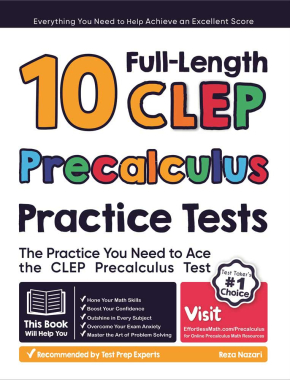 10 CLEP Precalculus Practice Tests