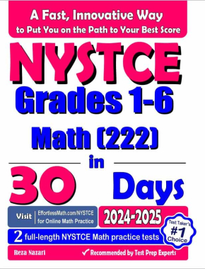 NYSTCE Grades 1-6 Math (222) in 30 Days!