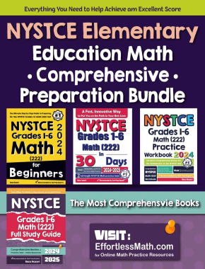 NYSTCE Elementary Education Math Comprehensive Preparation Bundle – more than 2,000 Pages!